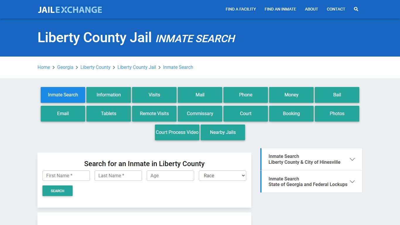 Liberty County Jail, GA Inmate Search: Roster & Mugshots - Jail Exchange